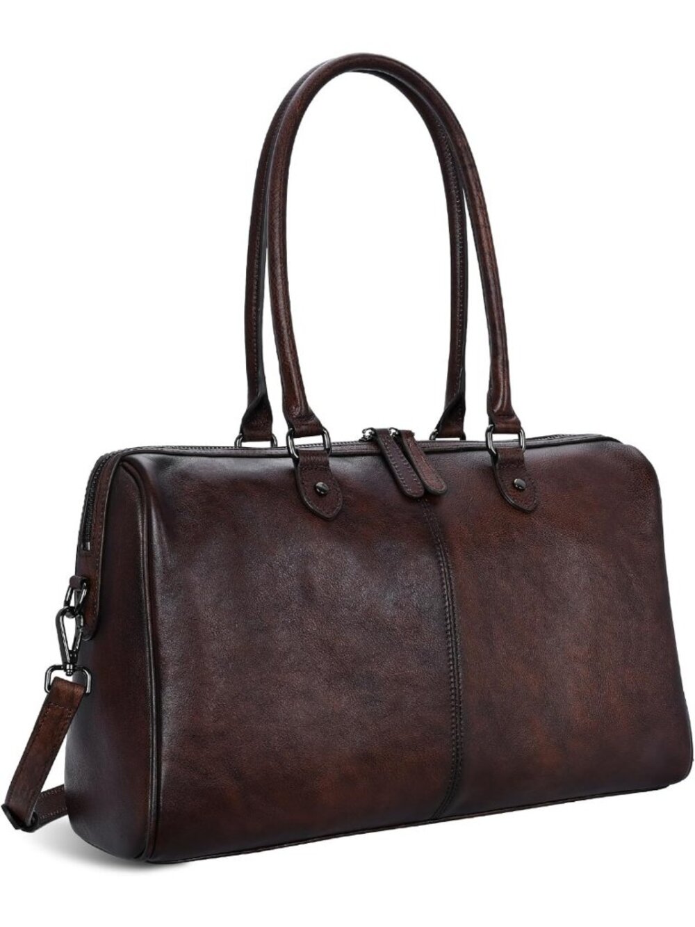 Stylish Genuine Leather Shoulder Bag for Women - Versatile Satchel Tote Handbag